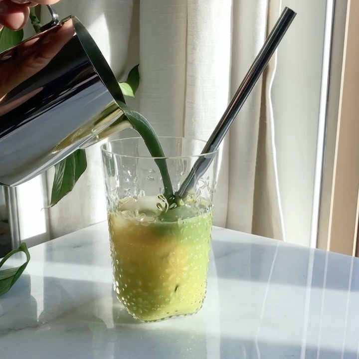 Iced Golden Matcha Latte