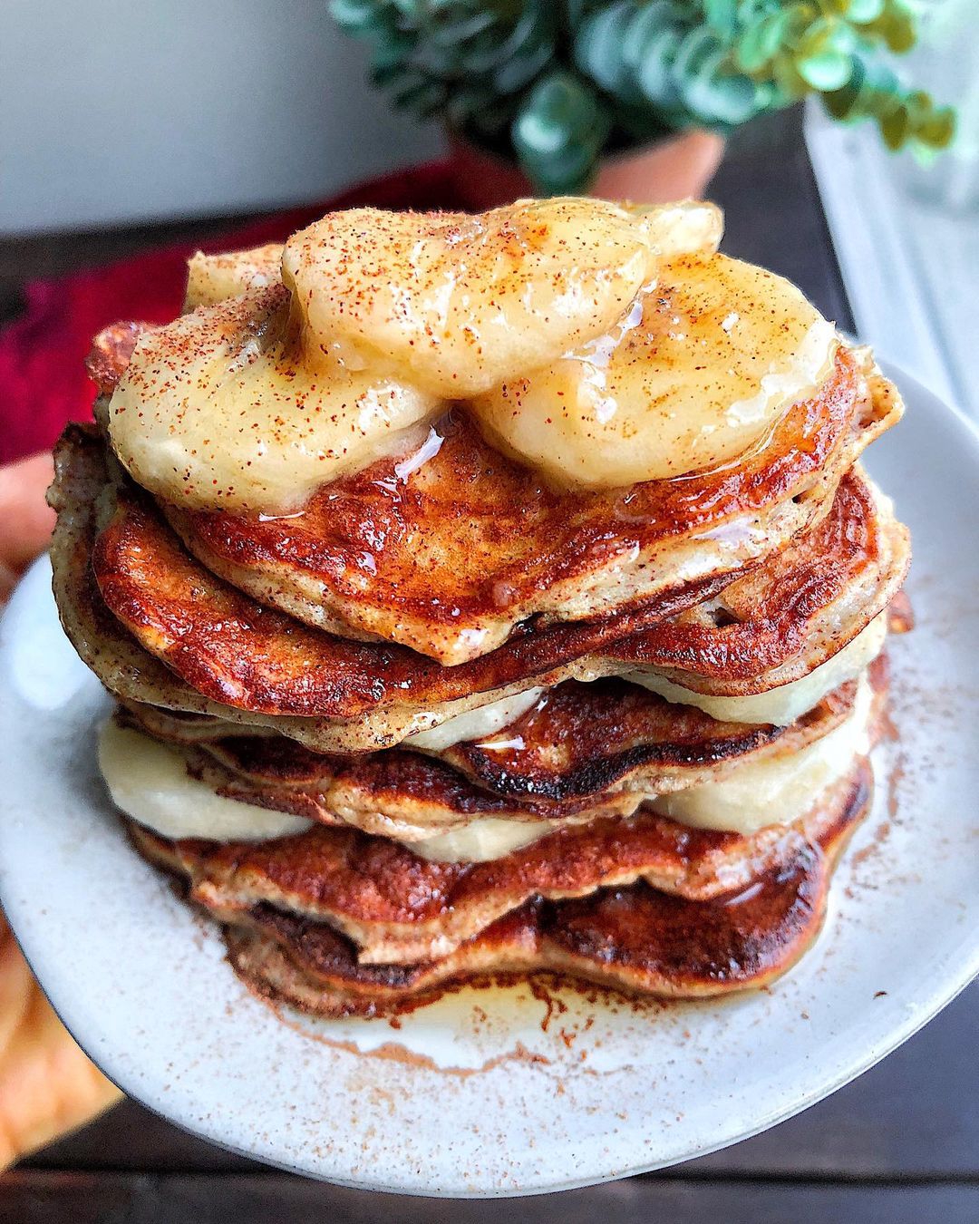 Simple Vanilla Banana Pancakes