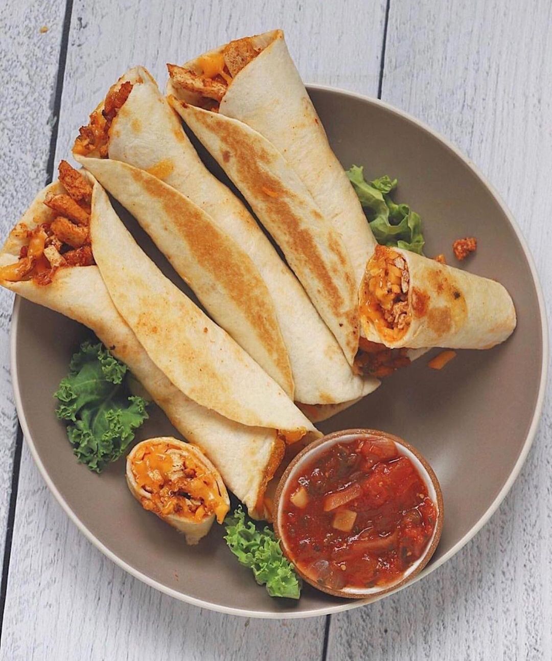 Vegan Pulled Tofu Tacquitos