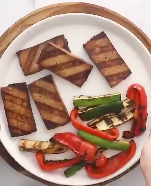 Easy Grilled Tofu with Marinade