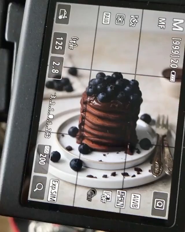Vegan Fluffy Chocolate Pancakes