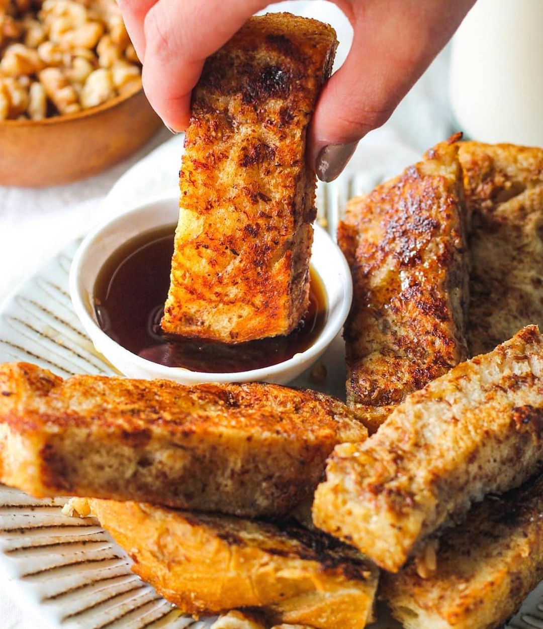 Cinnamon Banana French Toast Sticks