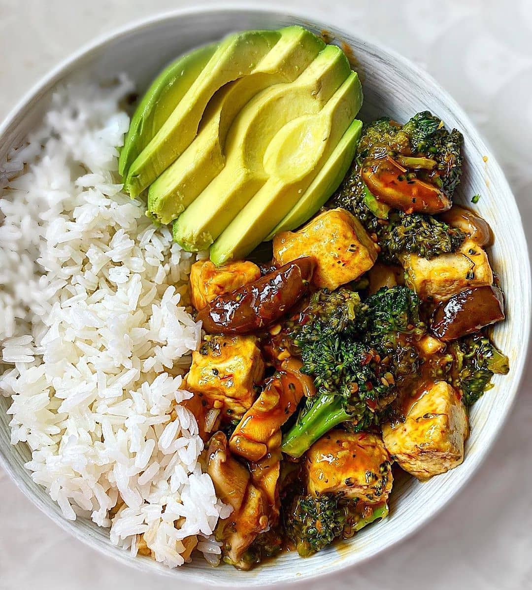 Tofu Vegetable and Mushroom Stir-Fry