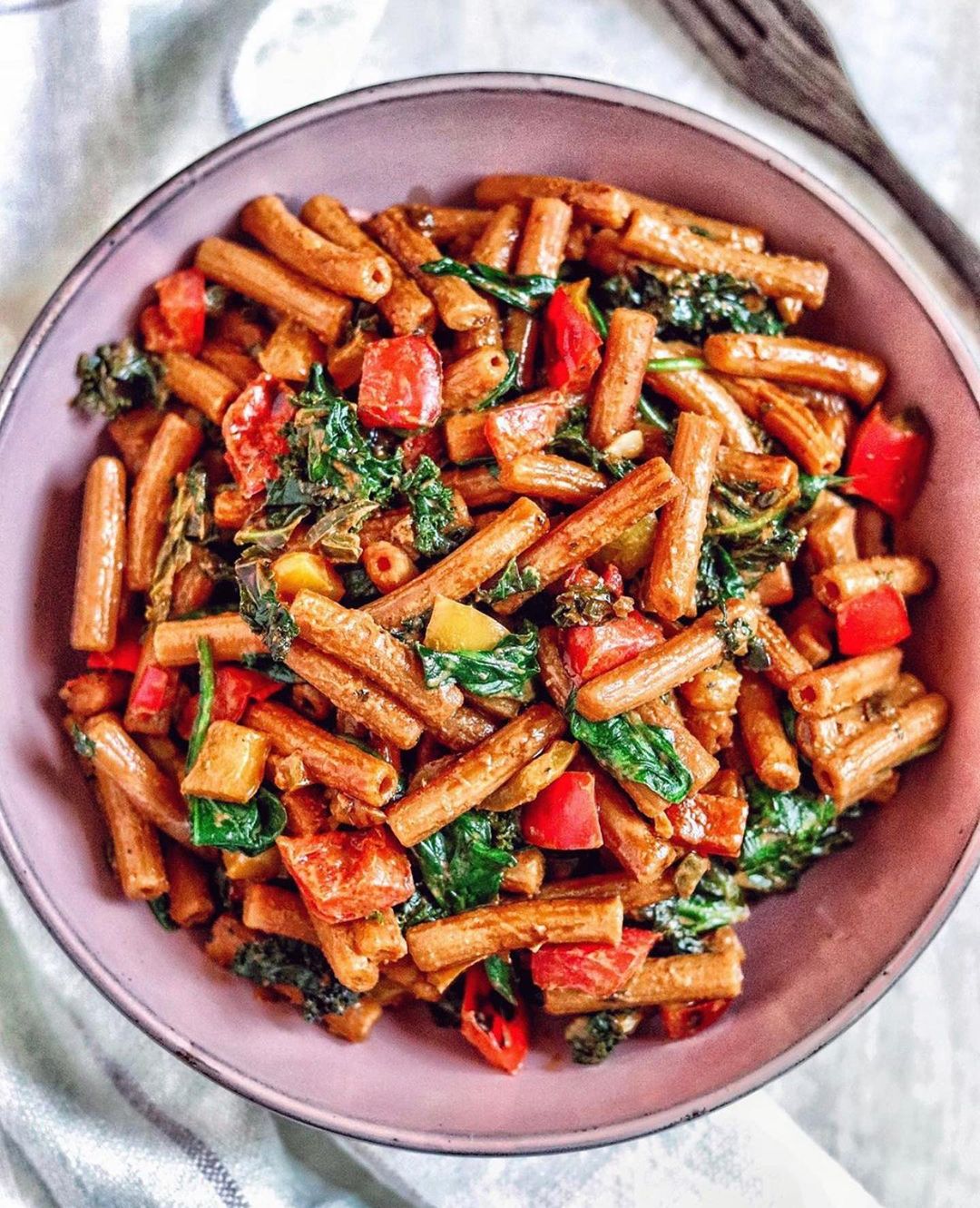 Vegan Lentil Pasta with Vegetables
