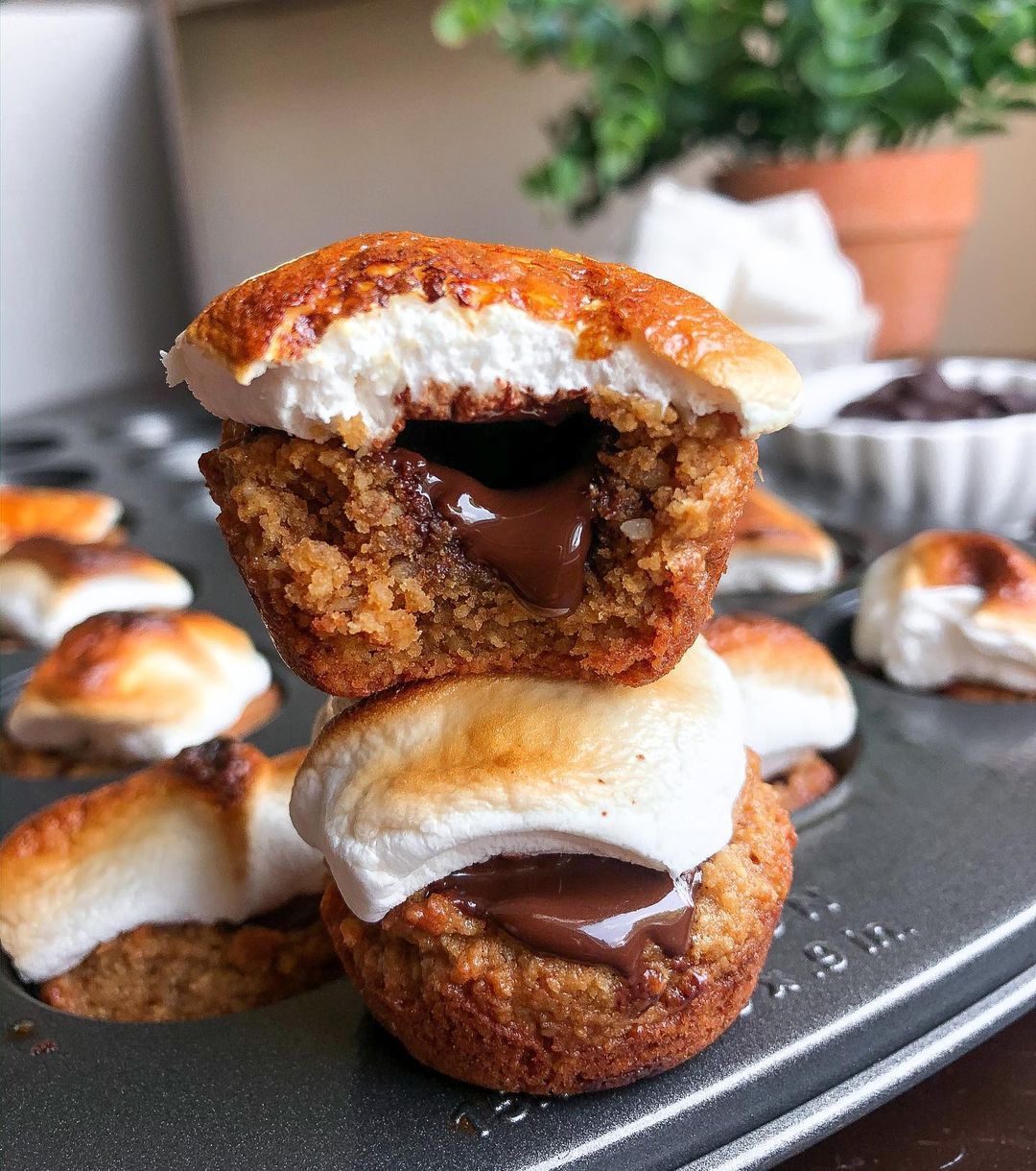 S'mores Cookie Cups