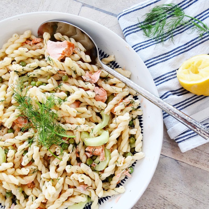 Lemon and Dill Salmon Pasta