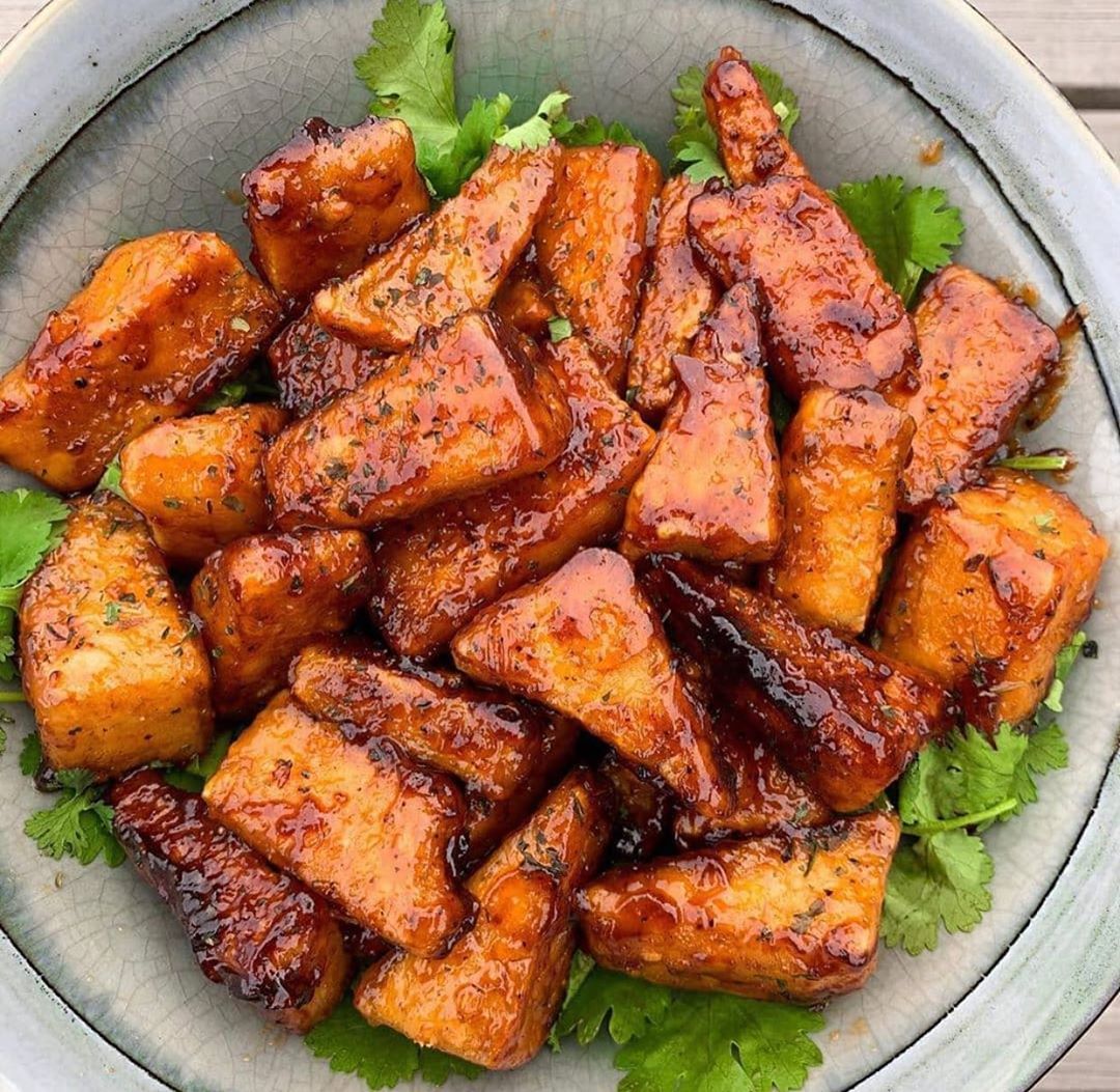 5-Ingredient Honey BBQ Tofu
