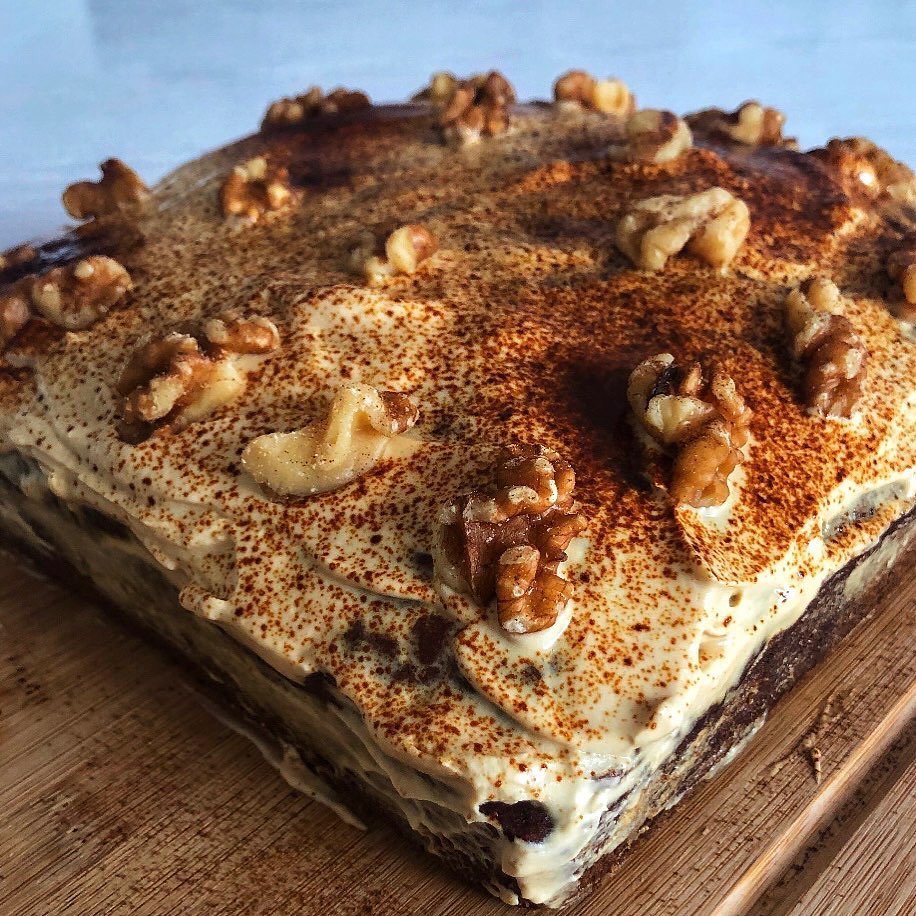 Dates, Walnut and Coffee Cake