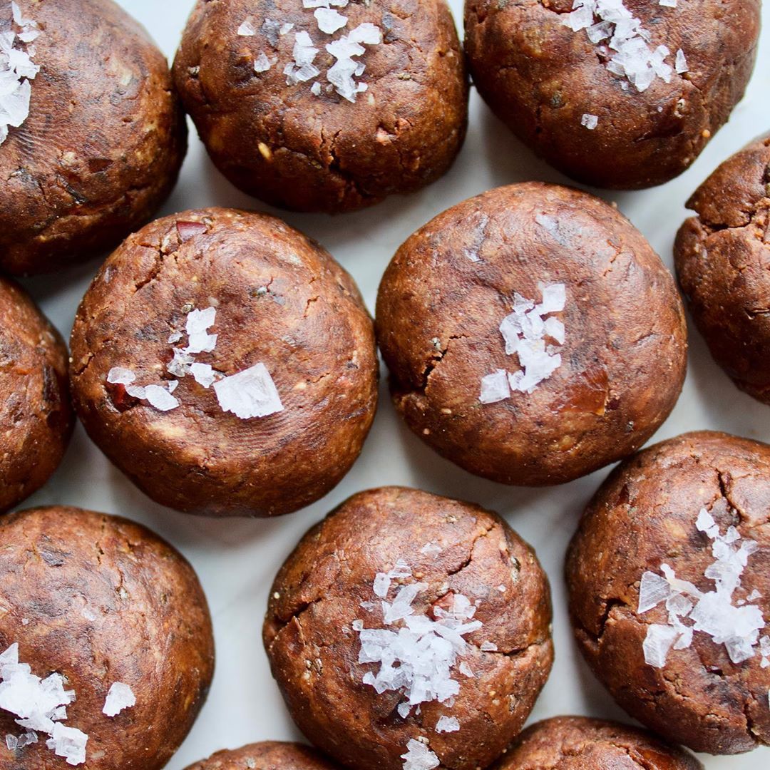 Chocolate Peanut Butter Sea Salt Bites