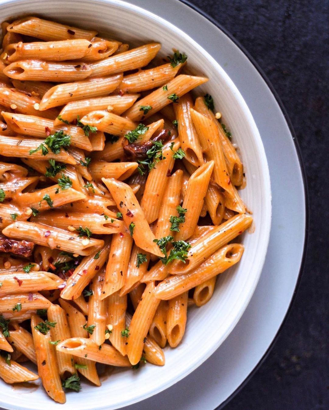 Creamy Penne Pasta with Sun-Dried Tomatoes