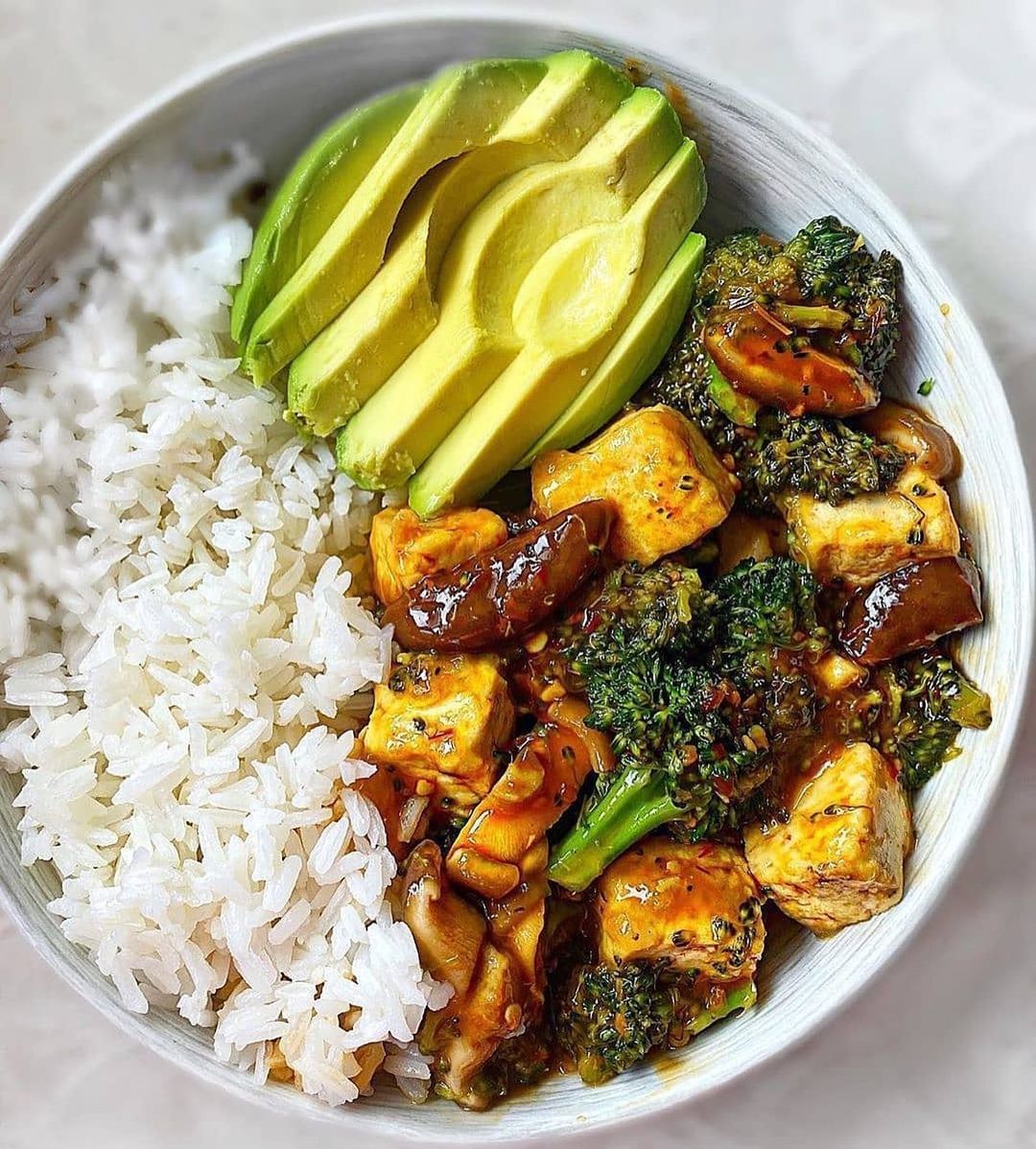 Tofu Vegetable and Mushroom Stir-Fry