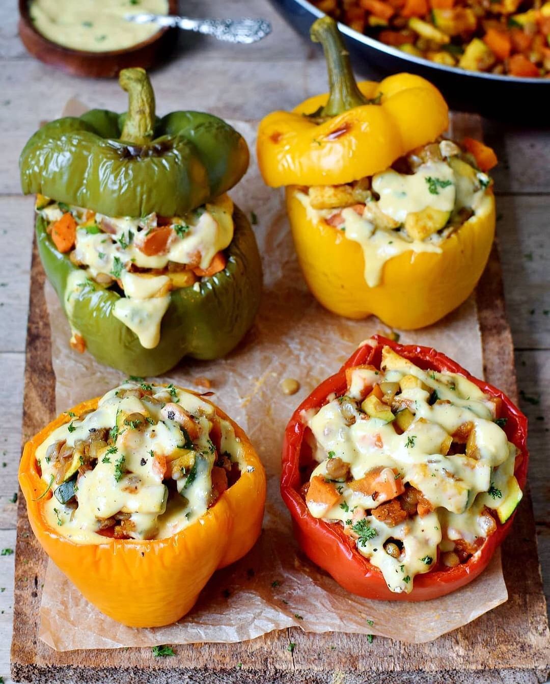 Vegan Stuffed Bell Peppers