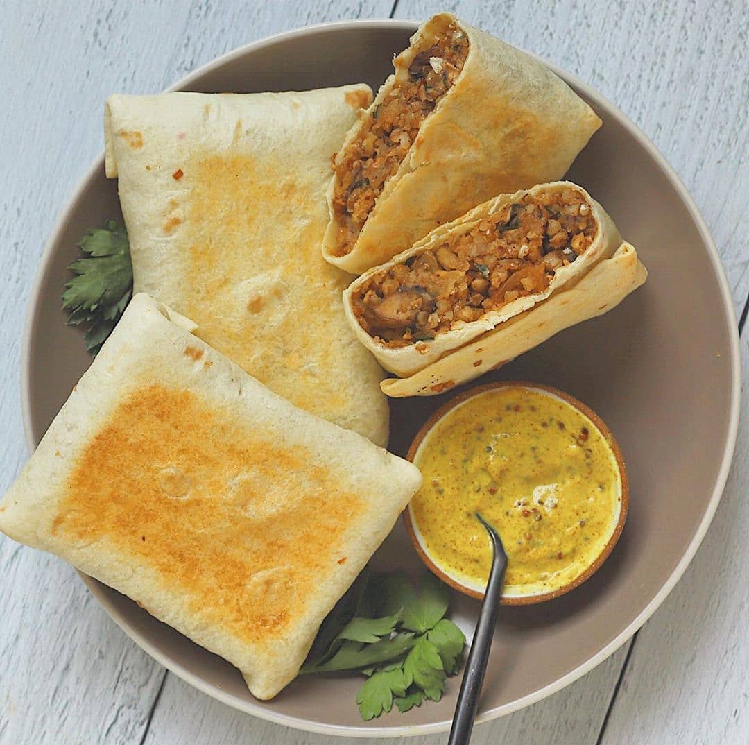 Baked Kasha Knish Wrap