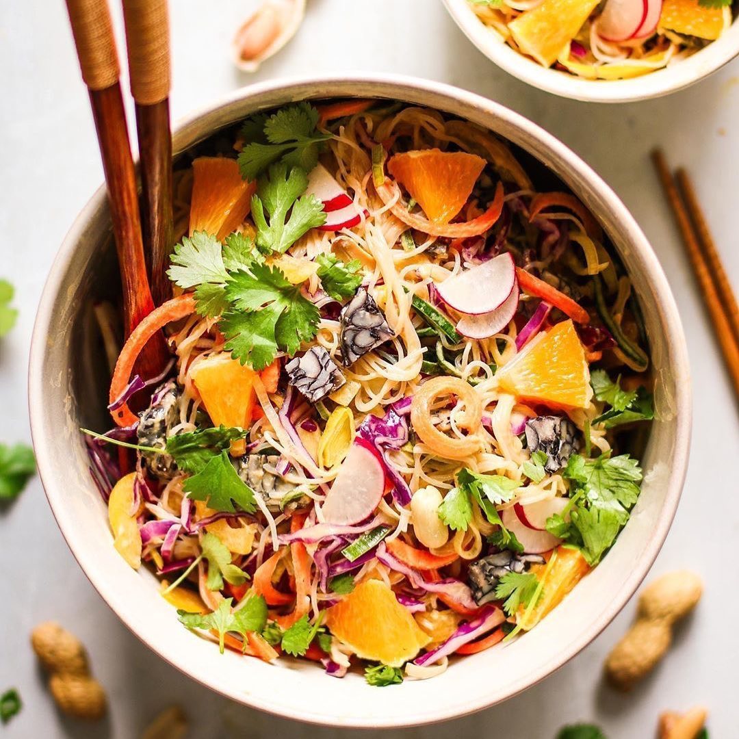 Glass Noodle Salad with Veggies