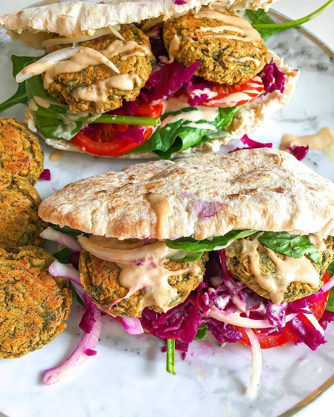 Crispy Baked Falafels with Spices