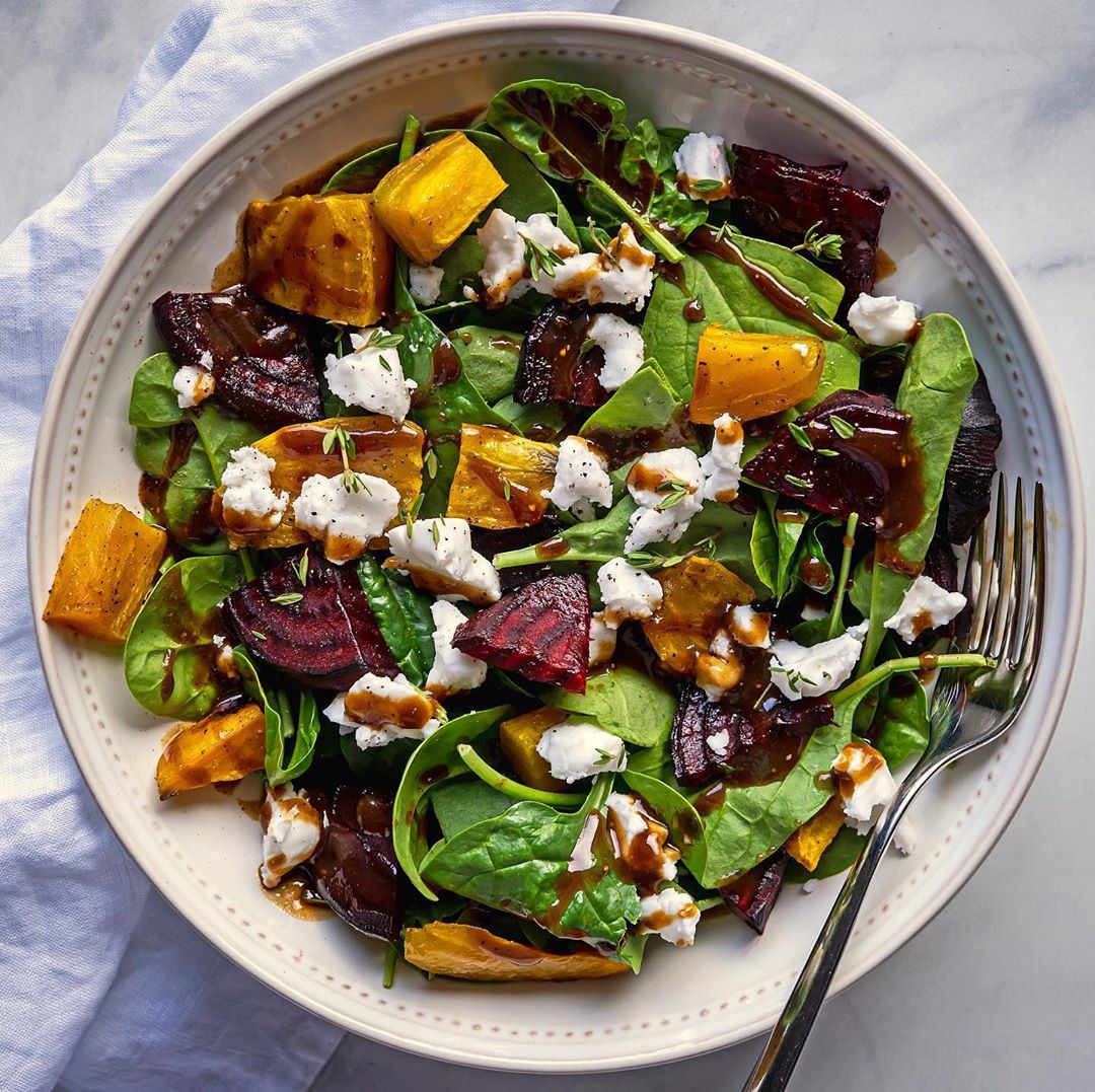 Roasted Beet and Feta Salad