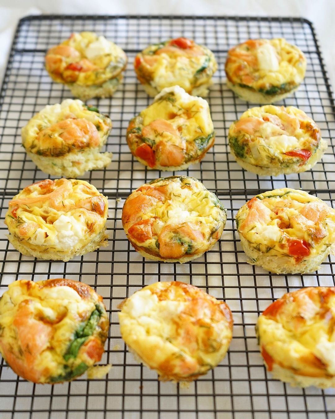Smoked Salmon Egg Muffins