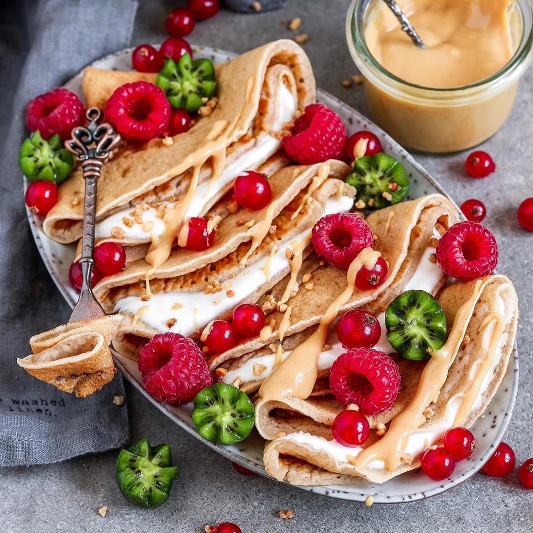 Easy Homemade Vegan Vanilla Crepes
