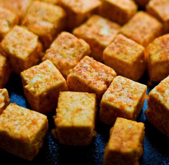 Crispy Tofu with Yeast and Spices