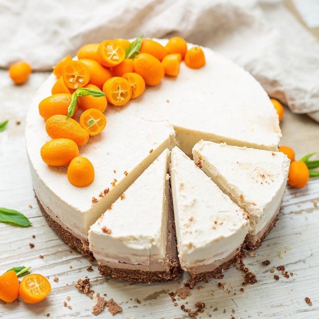 Kumquat Cake with Almond Base
