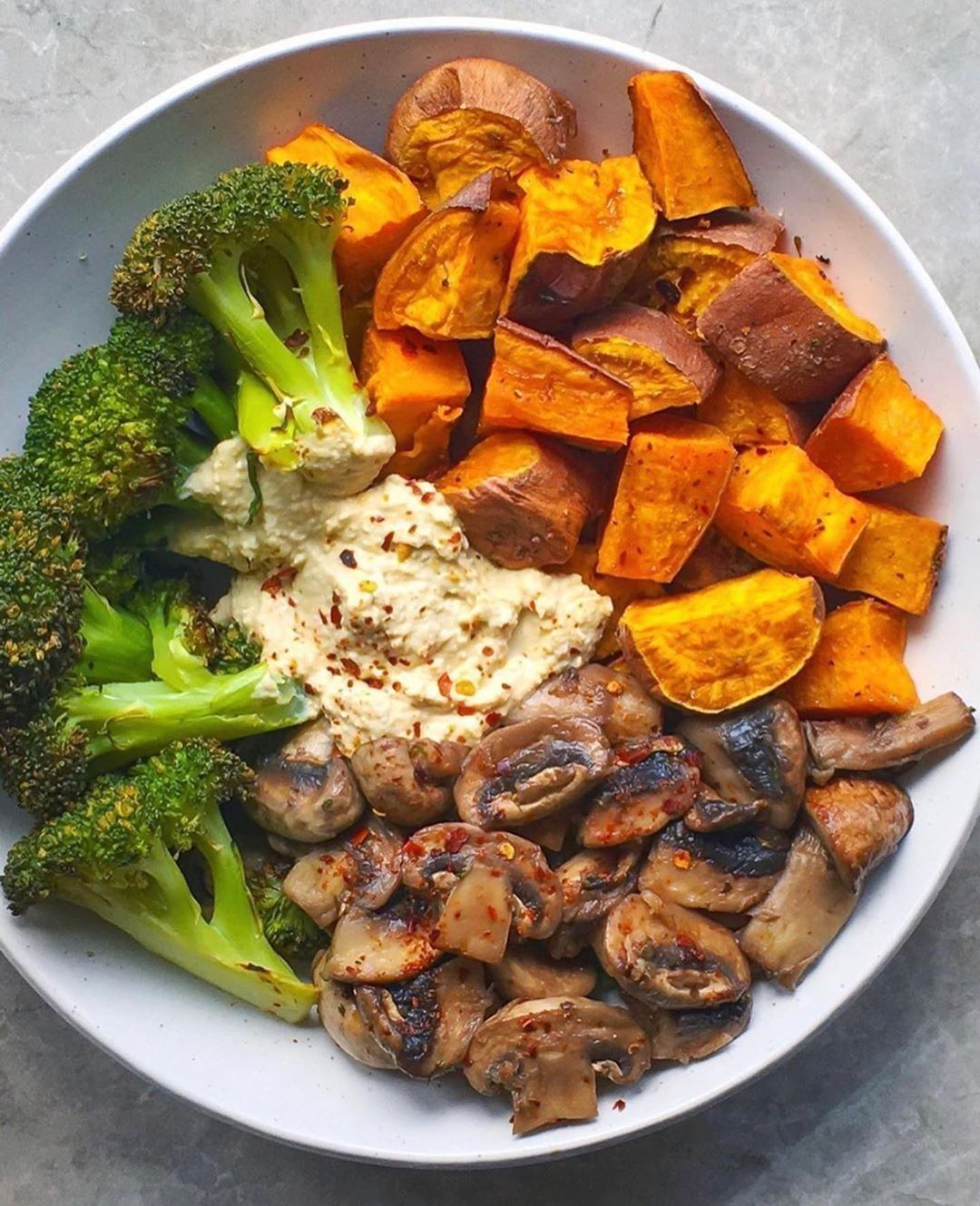 Roasted Sweet Potato Vegetable Bowl