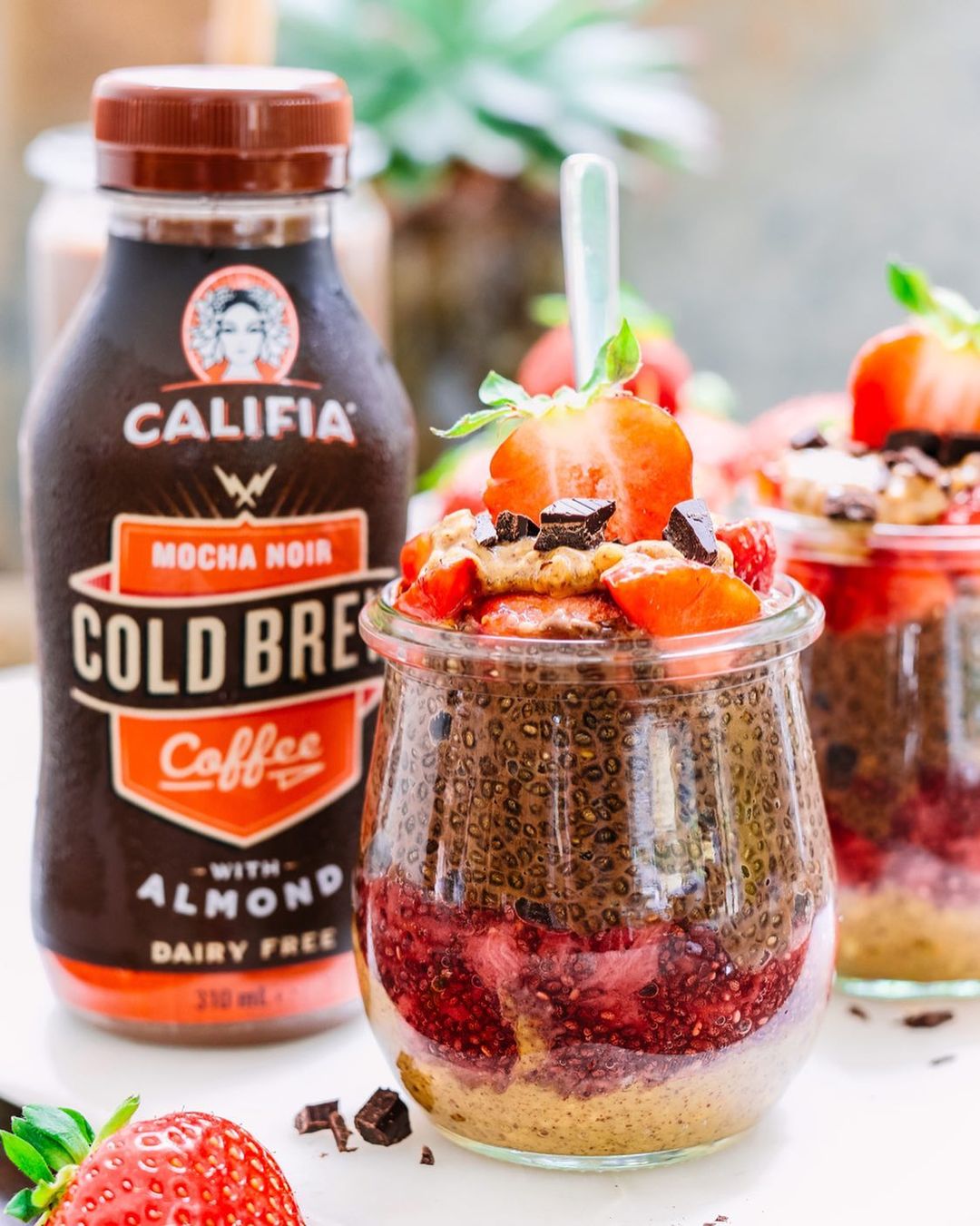 Mocha Noir Cold Brew Coffee Chia Pudding