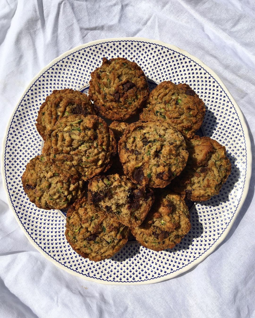 Fluffy Vegan Zucchini Muffins