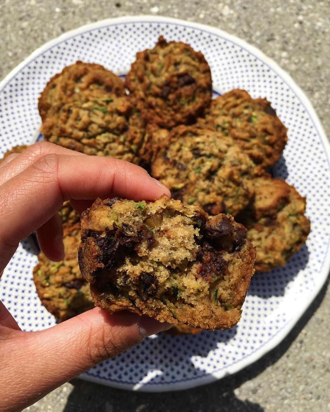 Fluffy Vegan Zucchini Muffins