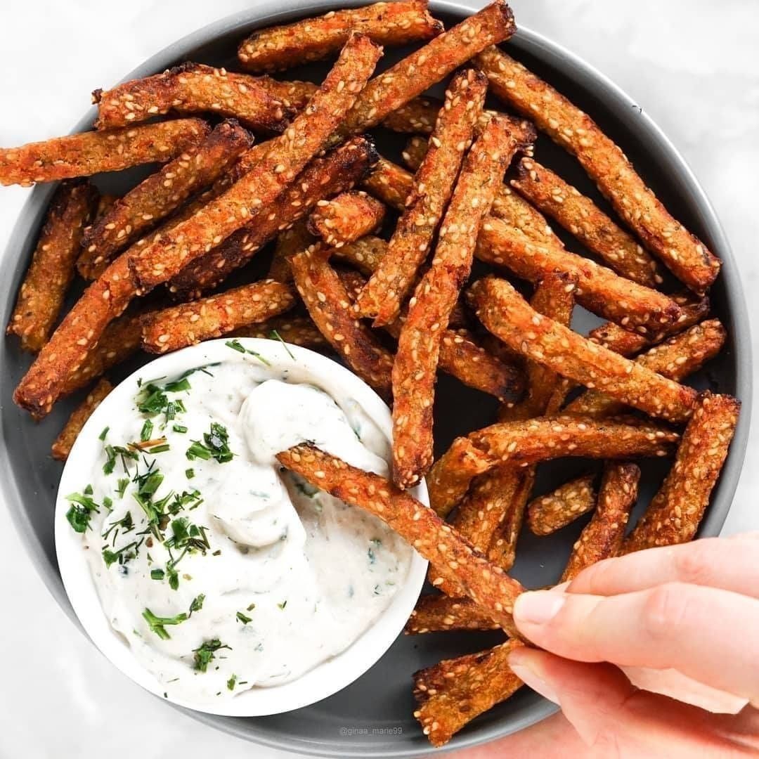 Creamy Yogurt Tahini Dip with Fresh Herbs