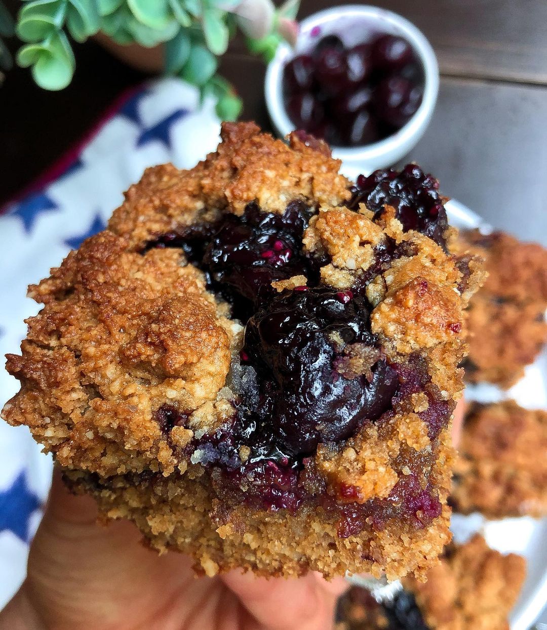 Paleo Gluten Free Cherry Bars with Icing