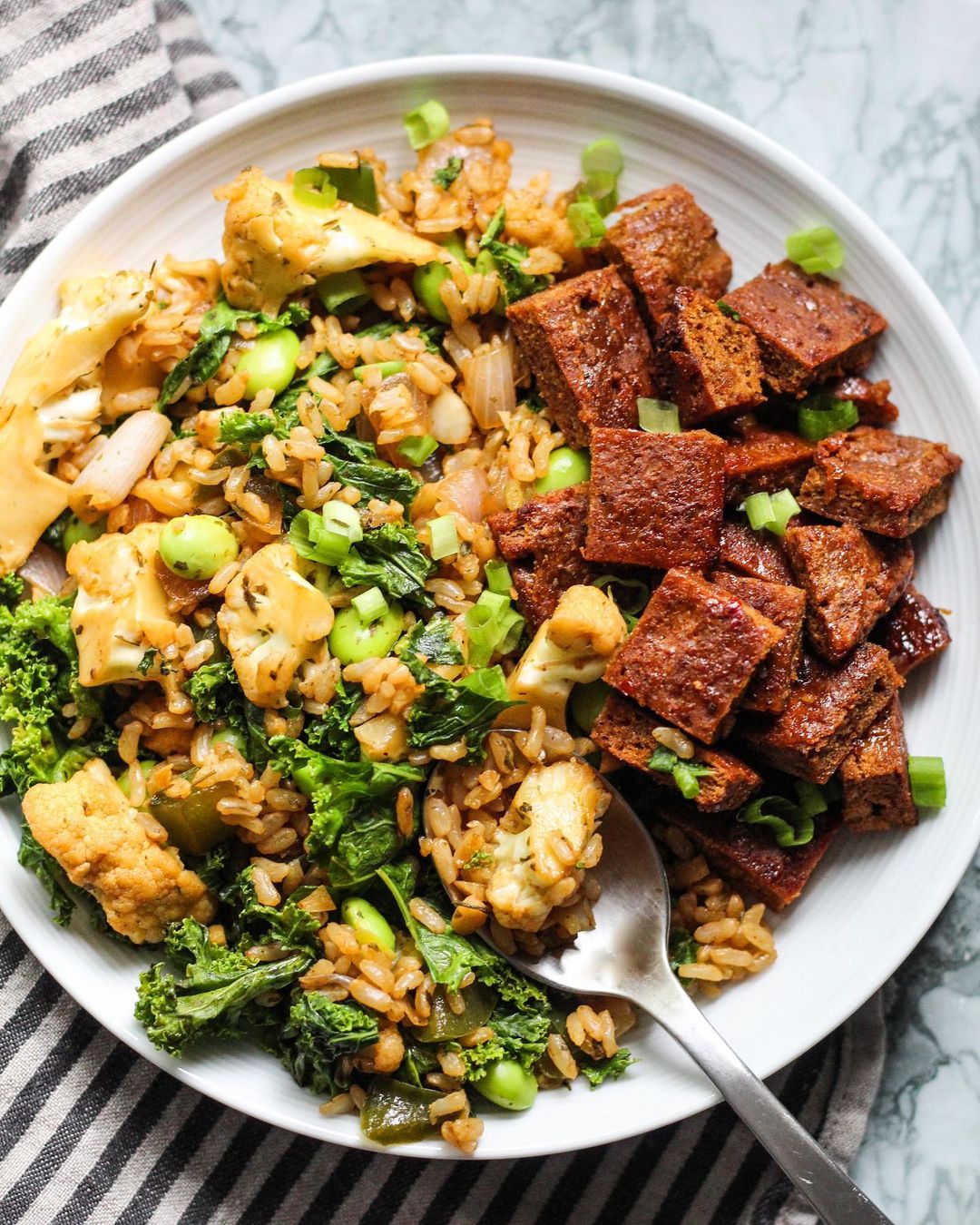 Vegan Chinese-Dominican Fried Rice