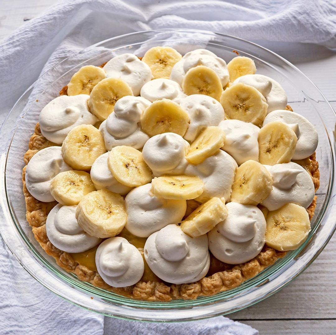 Vegan Banana Custard Pie
