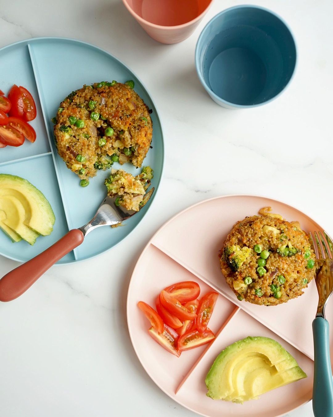 Veg and Cheese Quinoa Cakes