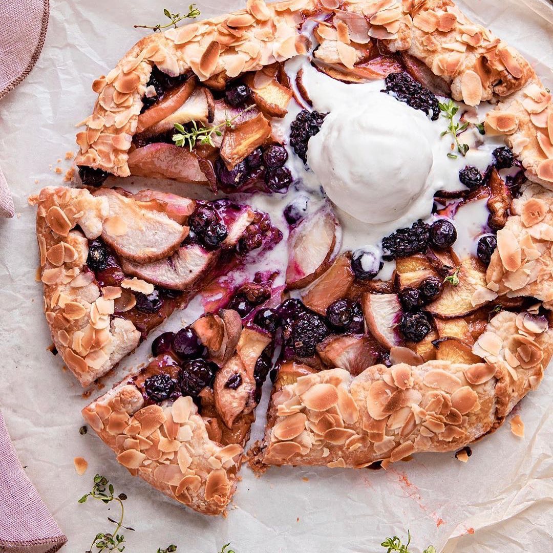 Vegan Summer Fruit Galette