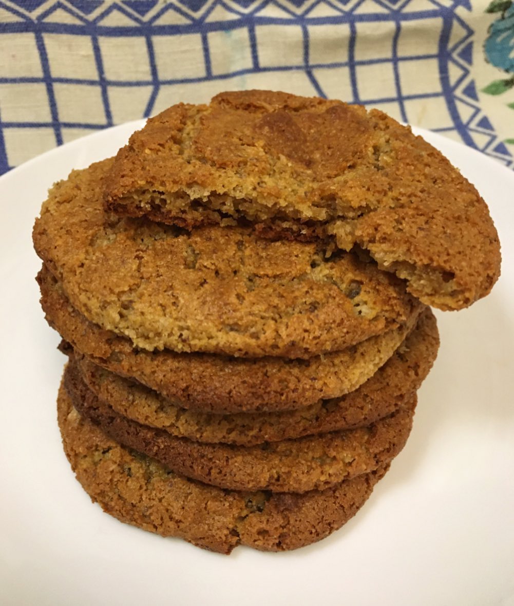 Tahini Chocolate Chip Cookies