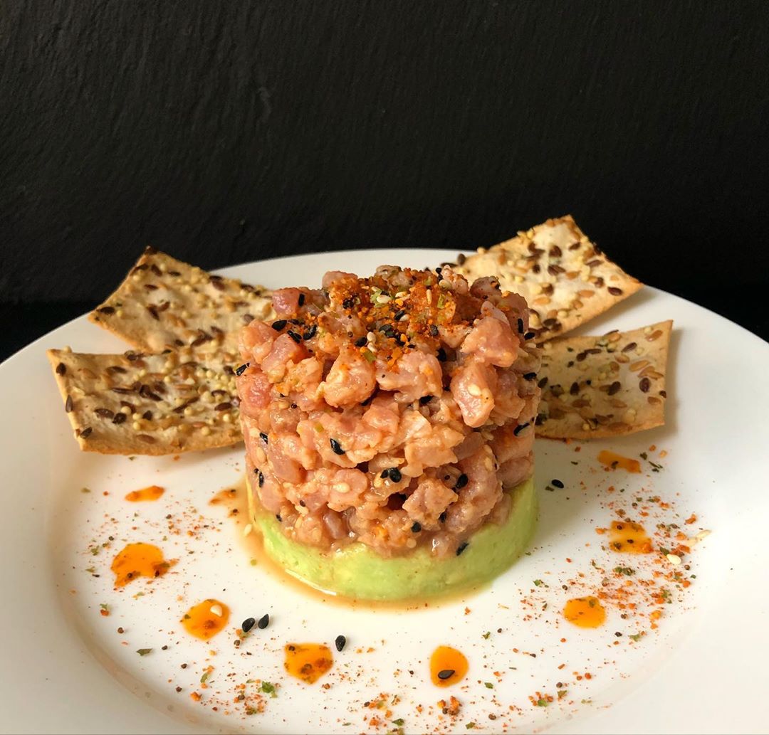 Fresh Tuna Tartare with Avocado and Sesame