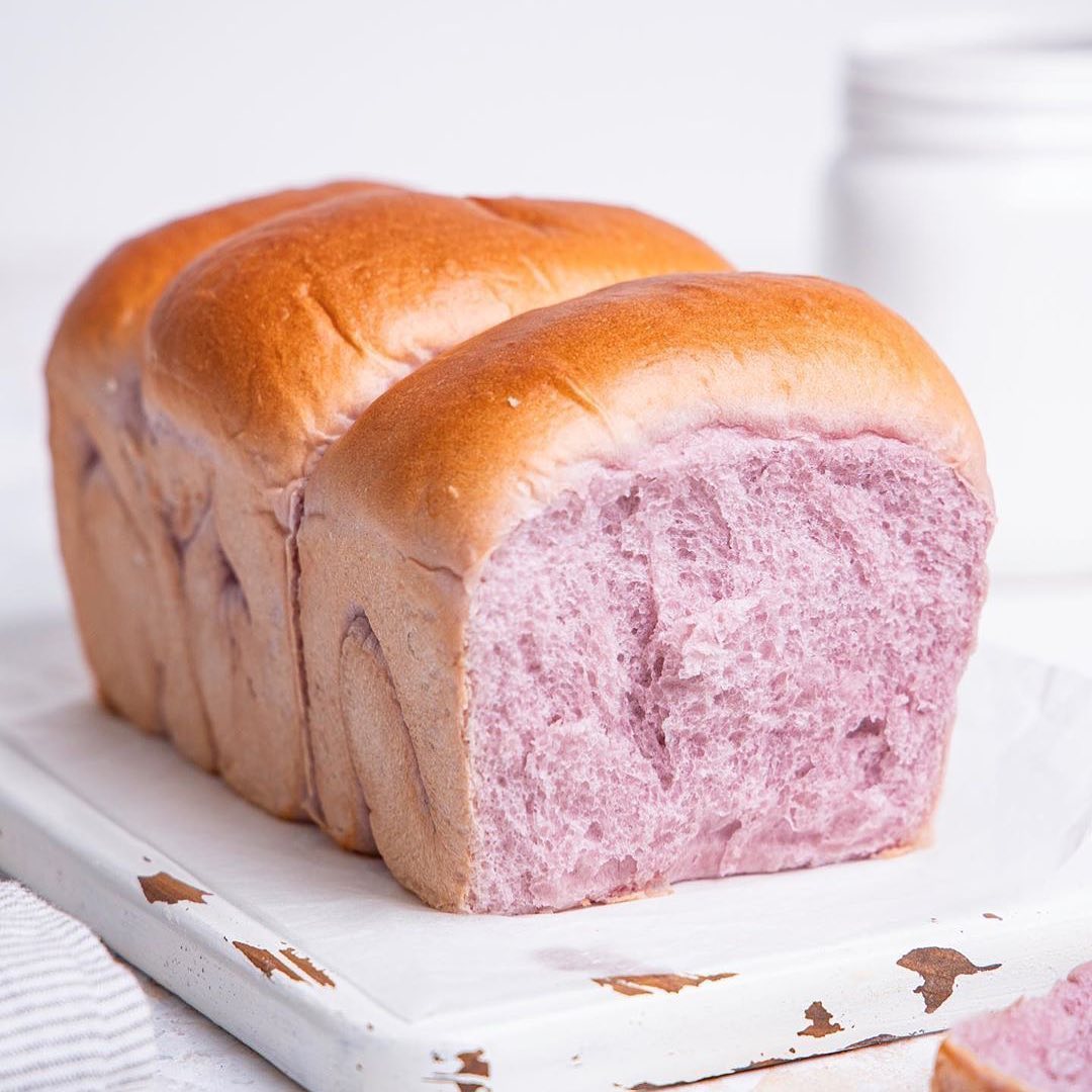 Purple Sweet Potato Japanese Milk Bread