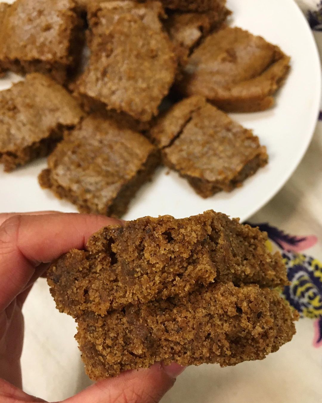 Homemade Gooey Almond Butter Bars