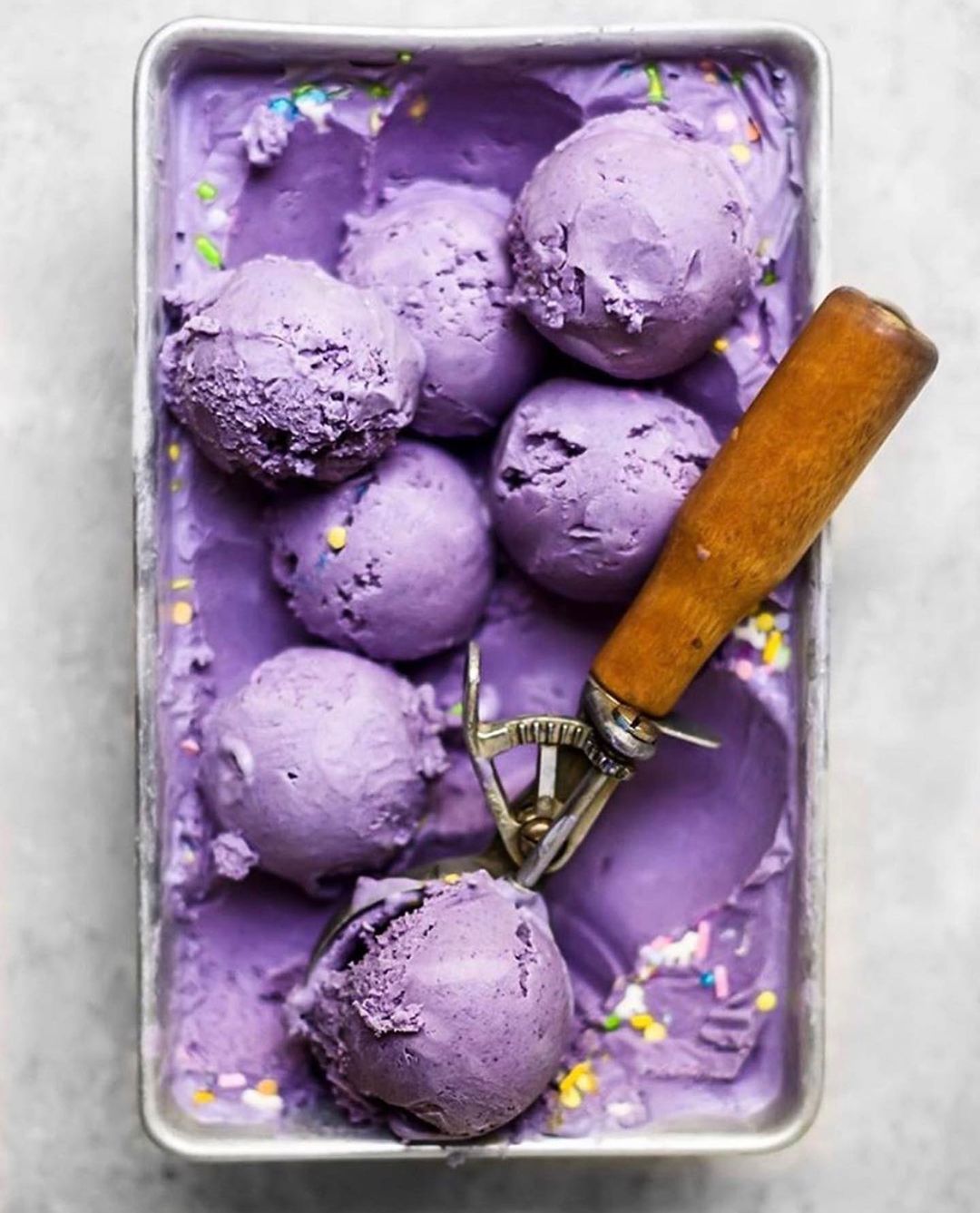 Vegan Blueberry Vanilla Maple Ice Cream