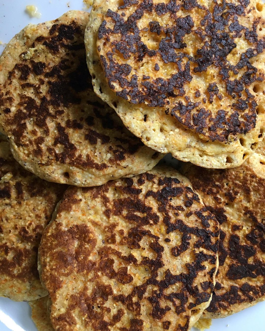 Creative Cornmeal Pancakes with Almond Butter and Strawberries