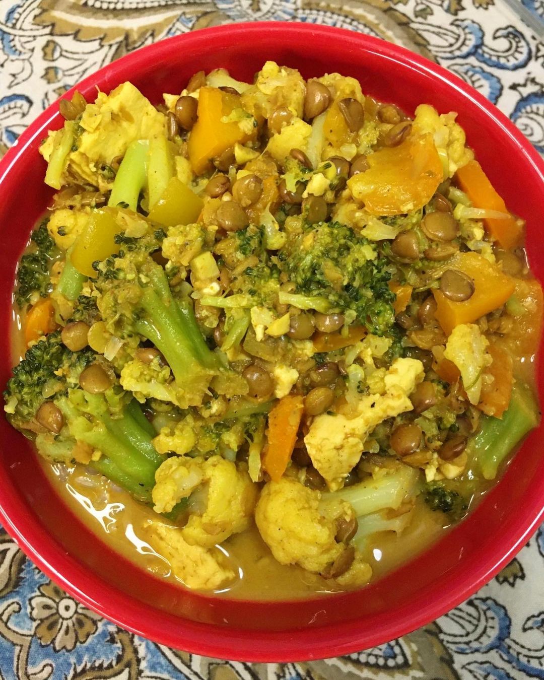 Empty Fridge Lentil Vegetable Curry