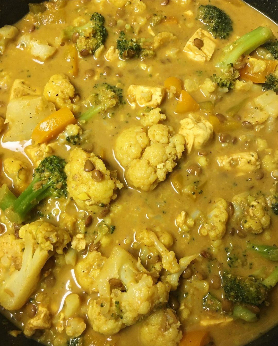 Empty Fridge Lentil Vegetable Curry
