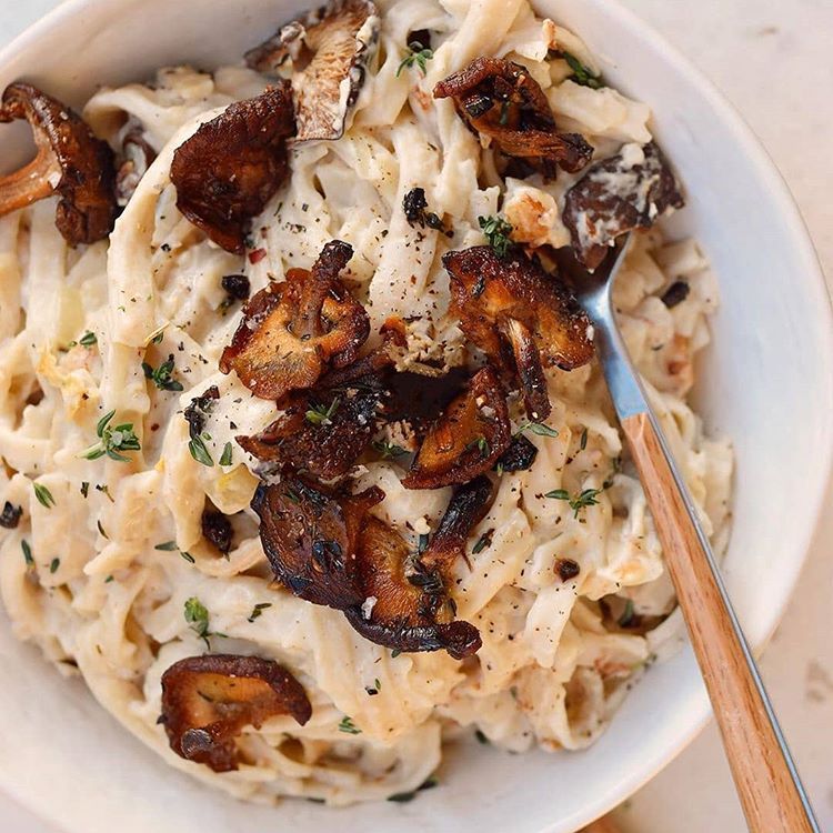 Vegan Cauliflower Fettuccine Alfredo