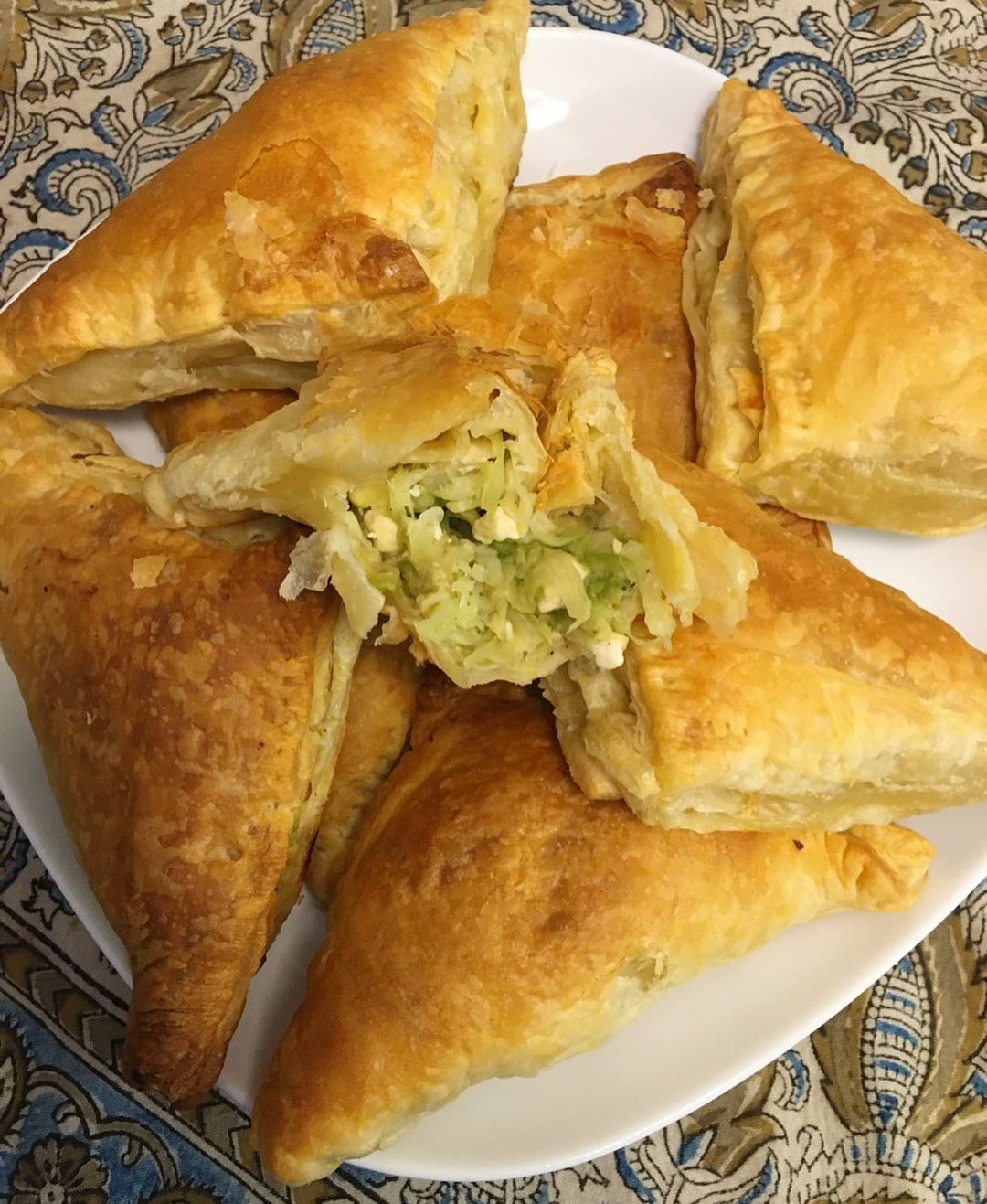 Cabbage and Tofu Egg Russian Bourekas
