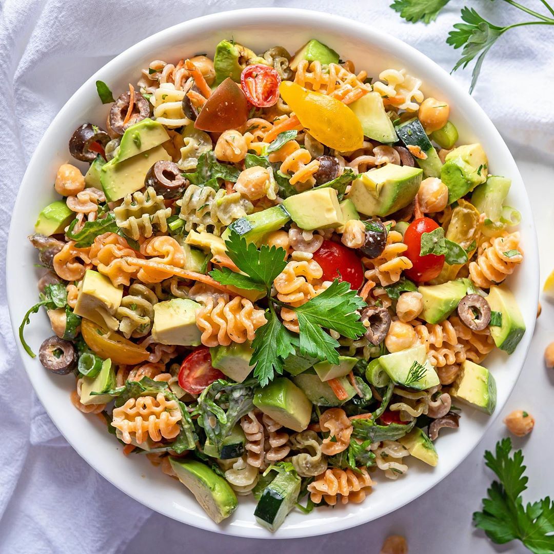 Vegan Confetti Pasta Salad