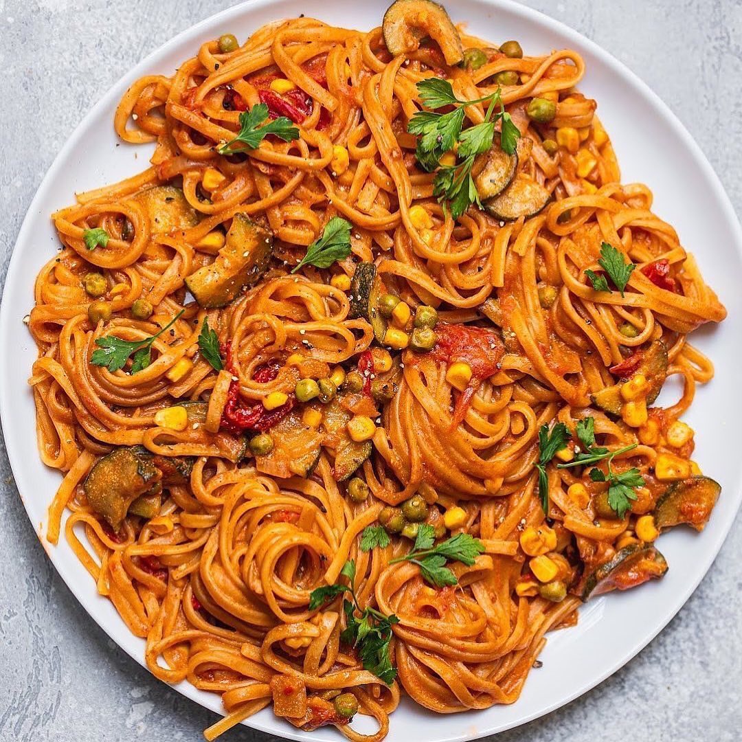 Creamy Tomato Sauce Linguine