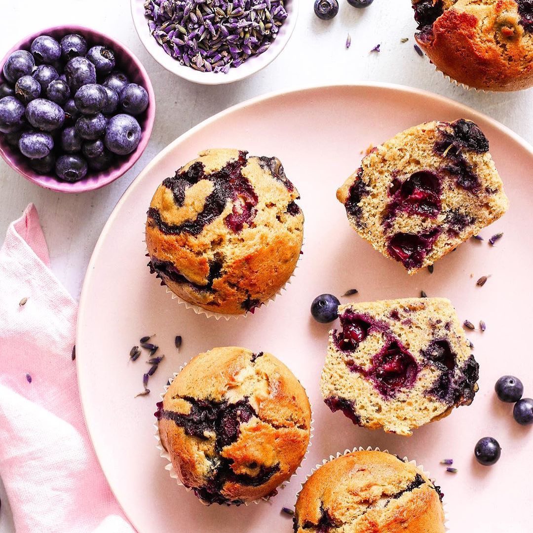 Blueberry and Lavender Muffins