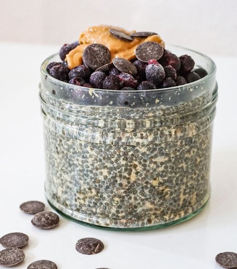 Chia Seed Chocolate Peanut Butter Pudding