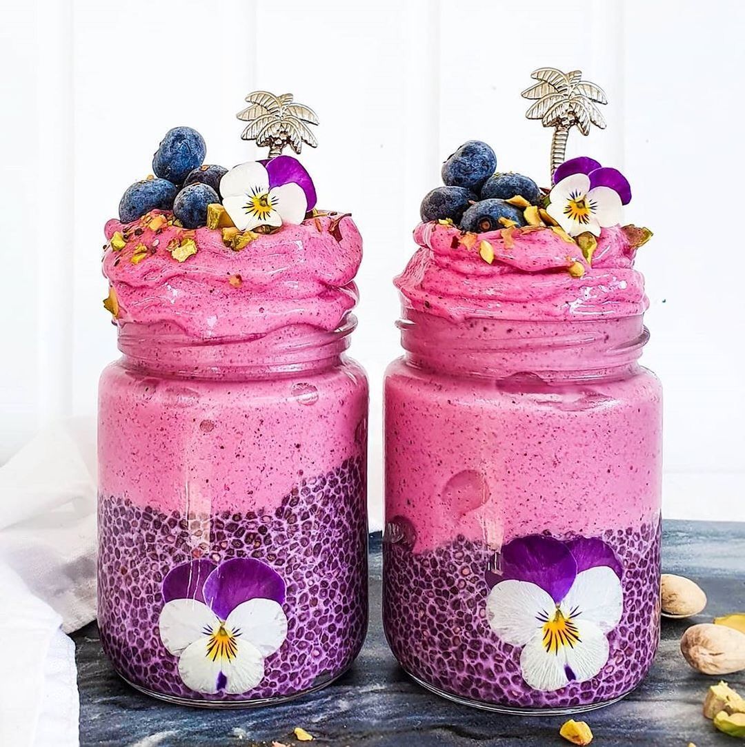 Chiapudding and Nicecream Breakfast Combo