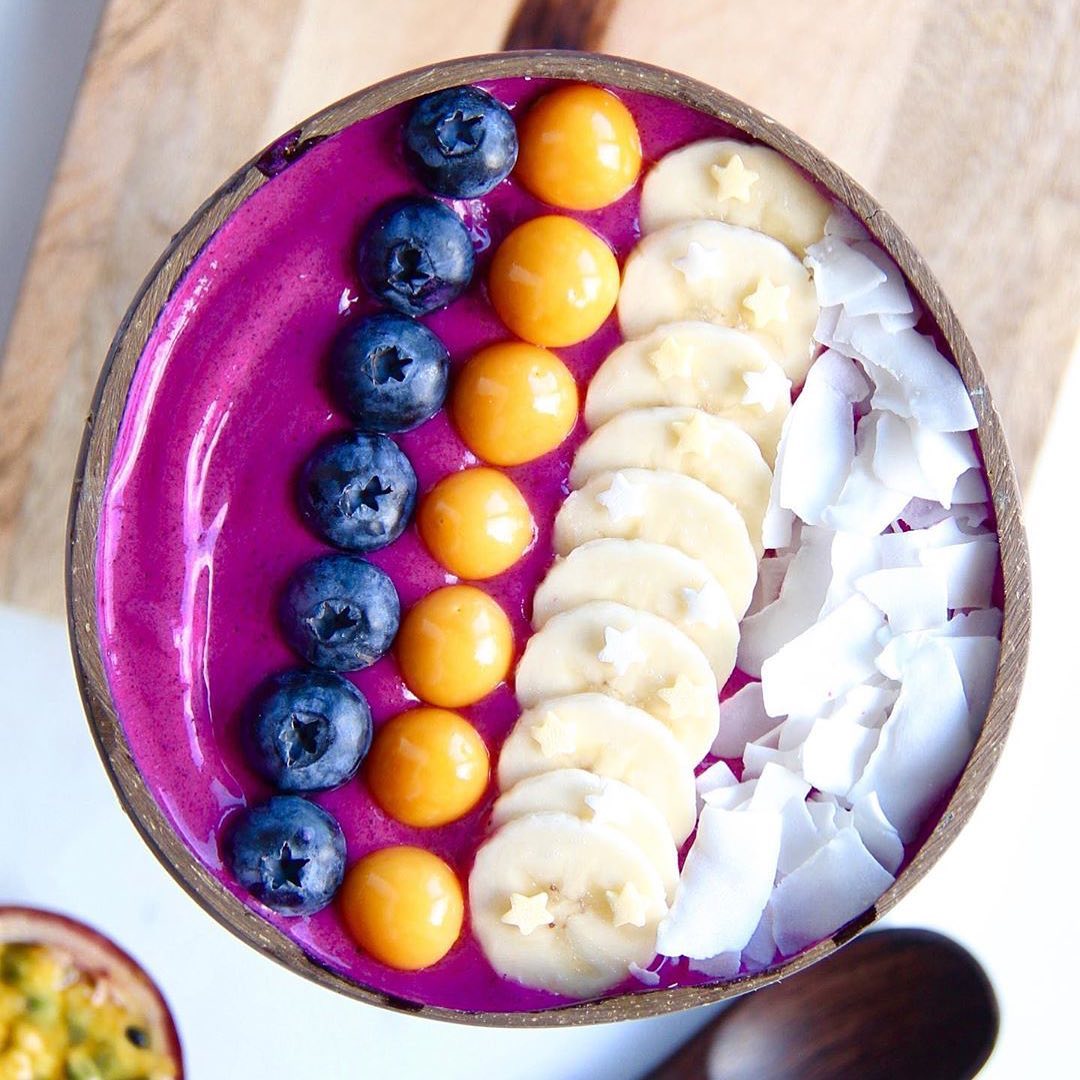Dragon Fruit Cauliflower Protein Smoothie